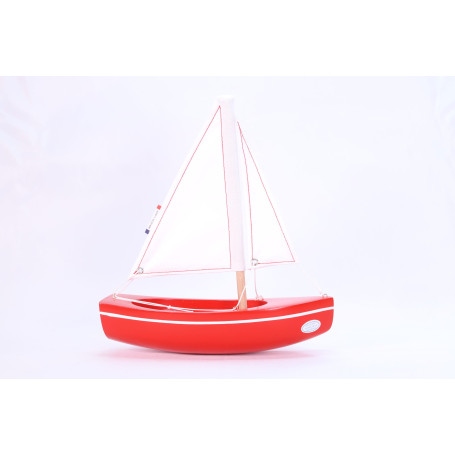 Bateau LE SLOOP 20cm rouge - Tirot