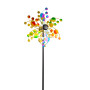 Eolienne métal Confetti Rainbow  - Double roues 48cm/175cm