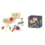 Ensemble de légumes du soleil, cagette et couteau - Set de ratatouille