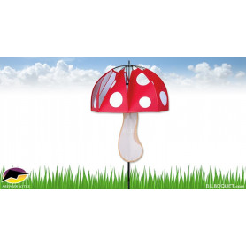 Champignon magique Rouge Polka-Dot Déco d'extérieur