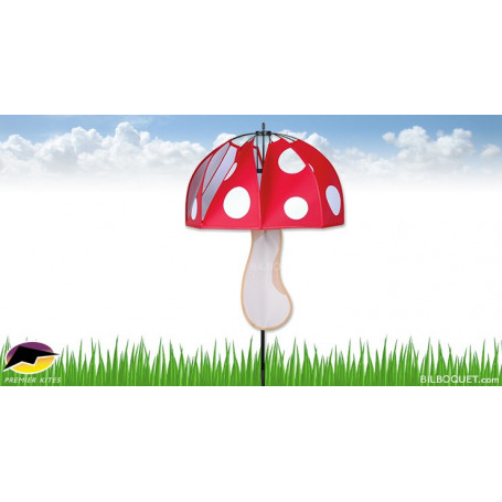 Champignon magique Rouge Polka-Dot Déco d'extérieur