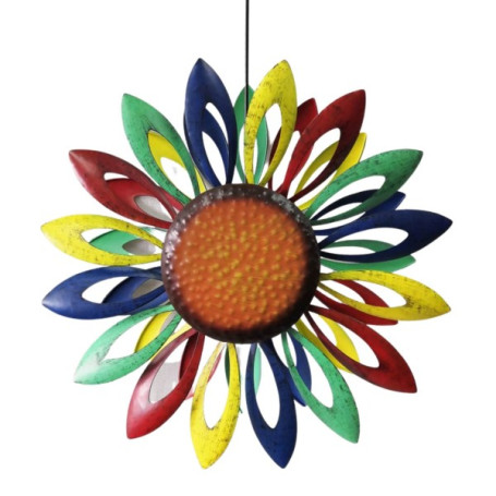 Rainbow Flower double wheel metal suspension 40cm/60cm