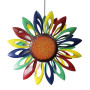 Suspension Métal Double roues rainbow Flower 40cm/60cm