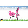 Eolienne oiseau flamant rose
