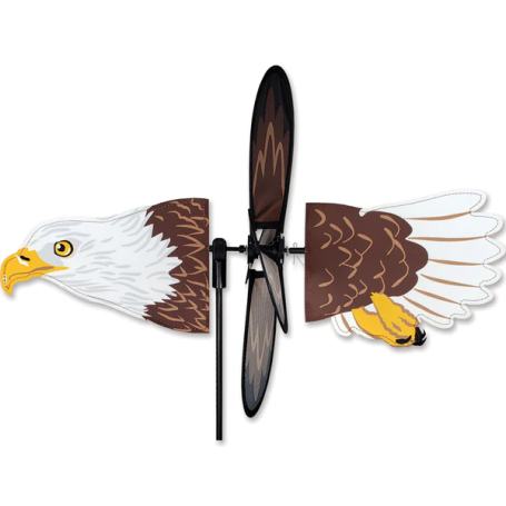 Oiseau Aigle 45cm - petite eolienne de jardin