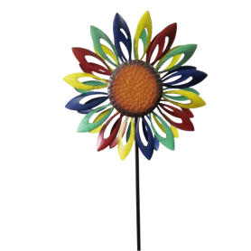 copy of Rainbow Flower Metal Double Wheel Wind Turbine 60cm/183cm