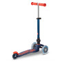 Mini Micro Deluxe PLIABLE Bleu marine - Trottinette 2-5 ans