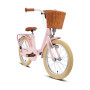 Steel classic 18 inch retro pink children's bike