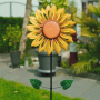 Eolienne Métal Sunflower - Double roues 40cm/160cm - Colours in motion