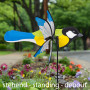 2 in 1 Windspinner - Kohlmeise Bird