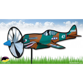 Eolienne décorative Avion P-40 Warhawk