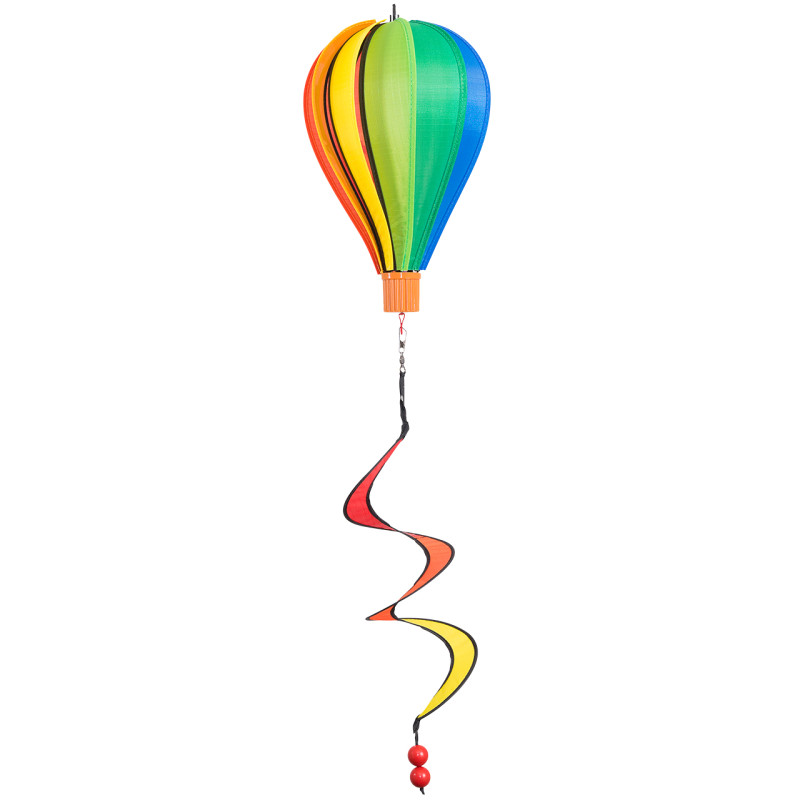 CIM Windspiel - Heißluftballon Spiral - wetterbeständig - Ballon: 28cm x 48cm - inklusive Aufhängung