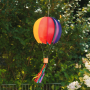 Ballon Satorn Globe Rainbow Ø23cm avec franges 17cm