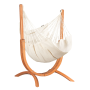 UDINE Eucalyptus FSC™ stand with Cumbla organic cotton hammock chair - comfort size