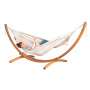 MAERA hammock stand in FSC™-certified Eucalyptus for double hammocks