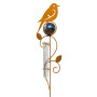 Fish rain gauge - Rusty finish - Colors in motion