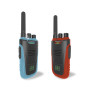 Red and blue walkie-talkie