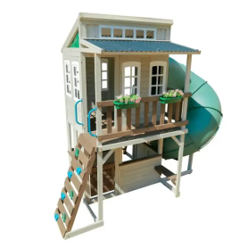 Extérieur Aire de jeu + maisonnette Cosy escape NAVY