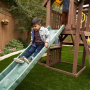 Outdoor Playground swing Arbor crest deluxe