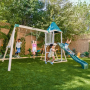 Outdoor Playground Swing Emerald Challenge