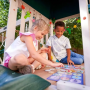 Outdoor Playground Swing Emerald Challenge
