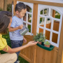 Cabane pour enfants d'extérieur vue sur jardin