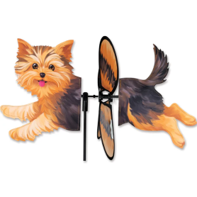 Chien Yorkshire Ø32cm - éolienne de jardin