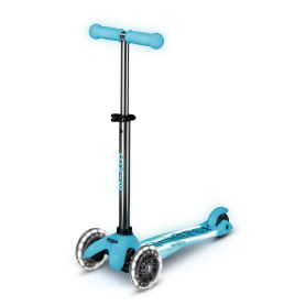 Mini Micro DELUXE GLOW Aqua - roues LED - Trottinette 2-5ans