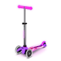 Mini Micro DELUXE GLOW Rose - Roues LED - Trottinette 2-5ans