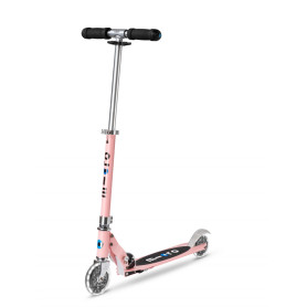 Trottinette Micro Sprite rose - roues LED