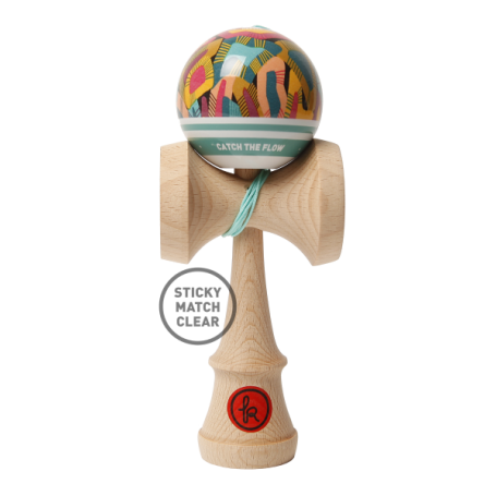 Kendama Record Plus Aqua -  Match clear -  Symbiosis
