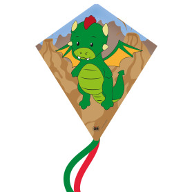 Eddy-S Dragon 50x56cm - Single line kite for children