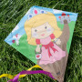 Eddy-S Princesse 50x56cm - Cerf-volant enfant