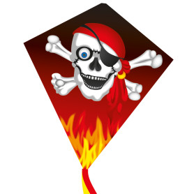 Dream Eddy Pirate et flammes - Single line kite for kids