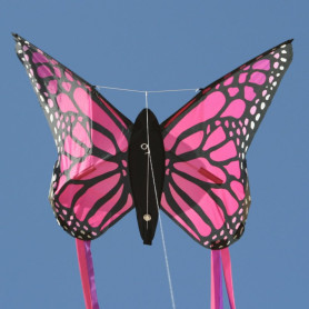 Cerf-volant papillon ROSE - Monofil pour enfants