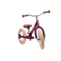 TRYBIKE Draisienne 2en1 acier rouge MAT