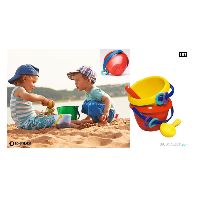 Seau De Plage Ou De Bain Pour Bebe Avec Une Grande Cuillere Seau De Plage Ou De Bain Pour Bebe Avec Une Grande Cuillere