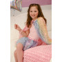 Multicolored sequin skirt - size 4-6ans