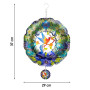 Suspension en acier inoxydable 3D Oiseau tropical