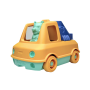 Camion Pompier turquoise Plastique Recyclé, jouet écoresponsable fabriqué en France".