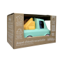 Camion Pompier Turquoise - Jouet Écoresponsable en Plastique Recyclé - Made in France