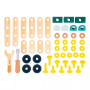 Brico'Kids 50 Piece Barrel JANOD, Do-it-yourself toys for children aged 3 and over