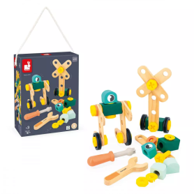 Brico'Kids 50 Piece Barrel JANOD, Do-it-yourself toys for children aged 3 and over