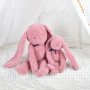 37 cm pink Rabbit plush - made in France