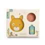 Set vaisselle bébé en silicone – Trois Petits Lapins – Assiette, bol, tasse