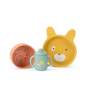 Set vaisselle bébé en silicone – Trois Petits Lapins – Assiette, bol, tasse