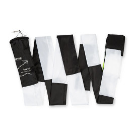Tube tail black and white for single lines or stunt kites