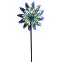 Eolienne Métal Starlights - Double roues Ø33cm/122cm
