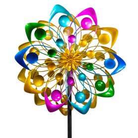 Sunlights Metal Wind Turbine - Double wheels Ø33cm/122cm