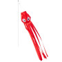 Red octopus windsock on stick